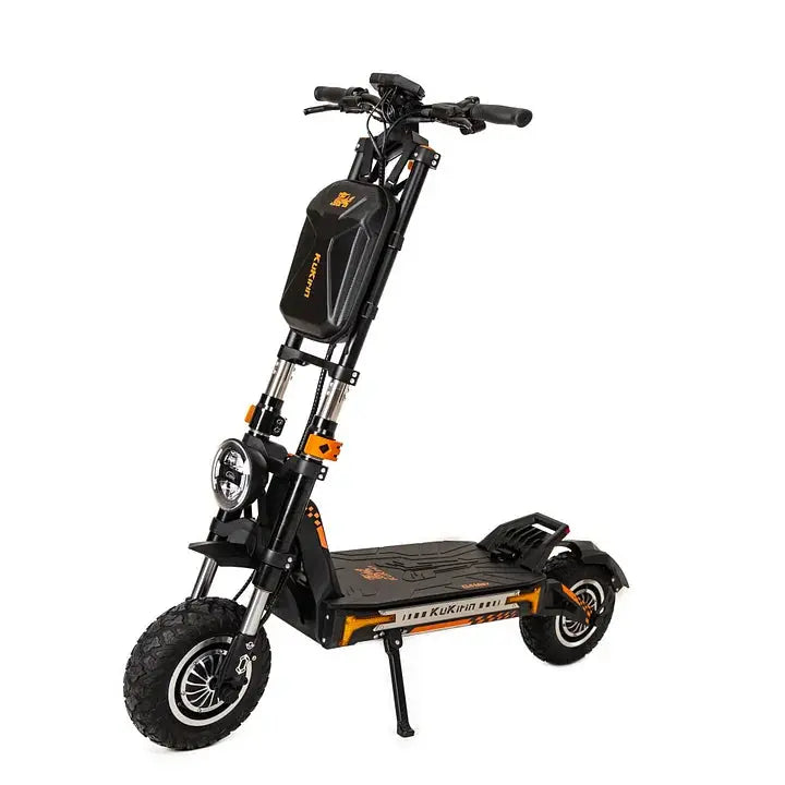 Kukirin G4 Max electric scooter with dual motors, 3200W, 12" off-road tires, and a sleek black design.